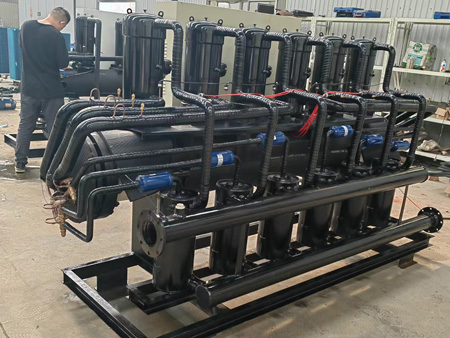 海水养殖专用热泵机组生产车间